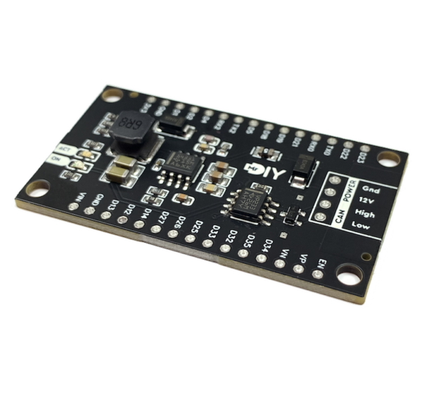 ESP32 shield CAN bus side